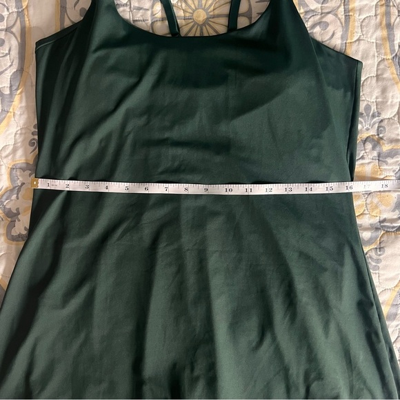 Athletic Tennis Black Dress, built in shorts, pockets, adjustable straps, Large - Picture 6 of 7